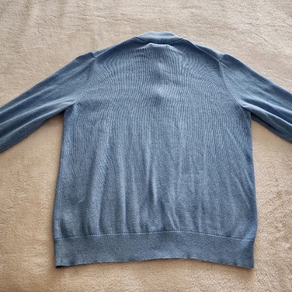 Vineyard Vines Palm Beach Cotton-Cashmere 1/4 Zip Sweater, Men's Large - GUC - Picture 6 of 8